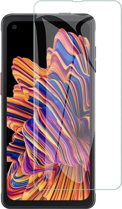 Actual product image Screenguard Samsung Galaxy XCover Pro bulletproof glass protective film Case Friendly Design (1 Piece, Samsung Galaxy S21)