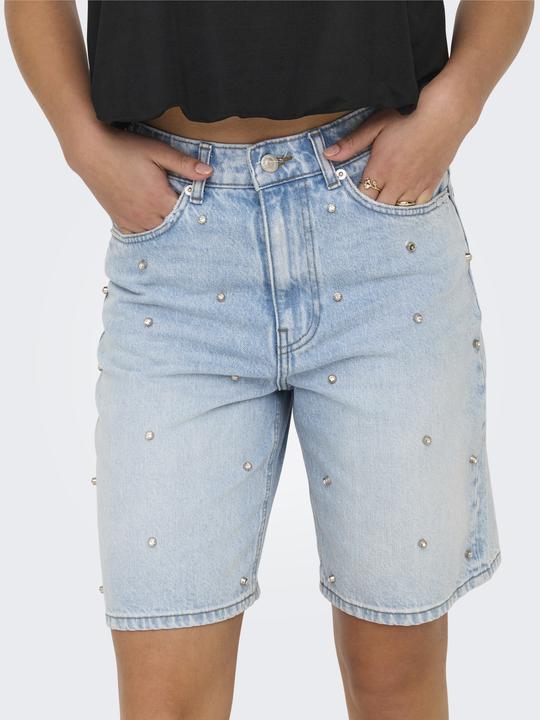 Produktbild Only ONLHOPE Hohe Taille Locker geschnitten Jeans-Shorts Jeans-Shorts (L)