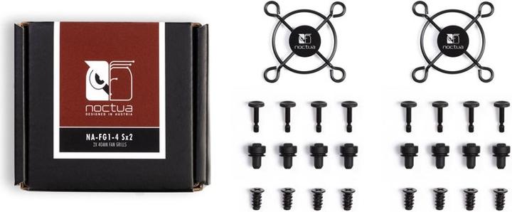 Image du produit Noctua NA-FG1-4 Grille de ventilation Sx2, 40 mm - noir