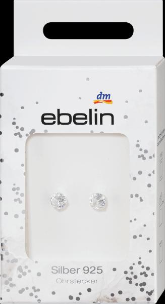Produktbild dm ebelin Ohrstecker Strassstein 925 Silber