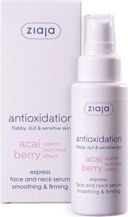 Ziaja Acai Berry Antioxidant Serum For Face And Neck Smoothing And Firming 50Ml (50 ml)