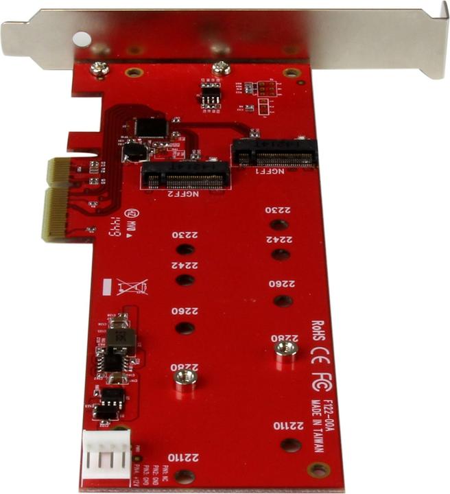 Image du produit StarTech 2X CONTRÔLEUR M.2 SSD - PCIE