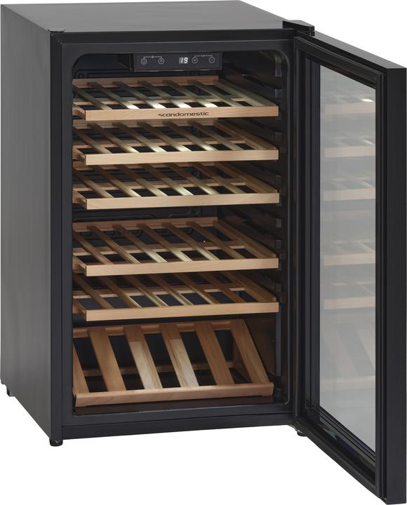 Image du produit Scandomestic SV 45 B - Cave à vin - 1 zone - largeur : 55 cm - profondeur : 55,5 cm - hauteur : 83,5 cm - 1