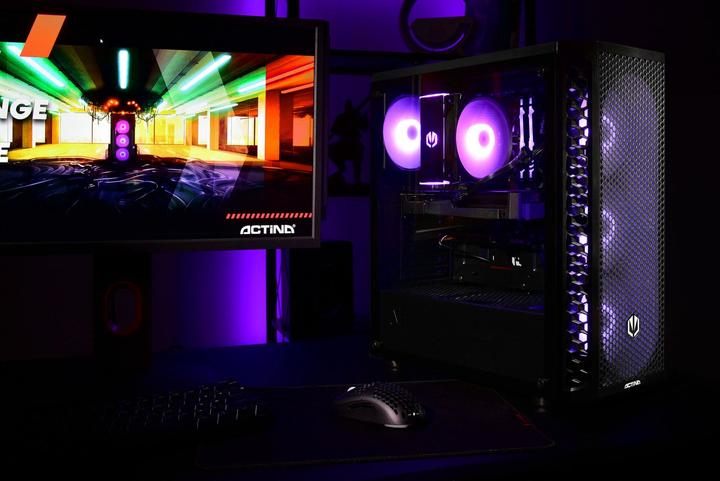Produktbild Actina Gaming GameOn (AMD Ryzen 7 5700X3D, 32 GB, 1000 GB, Radeon RX 7700 XT)