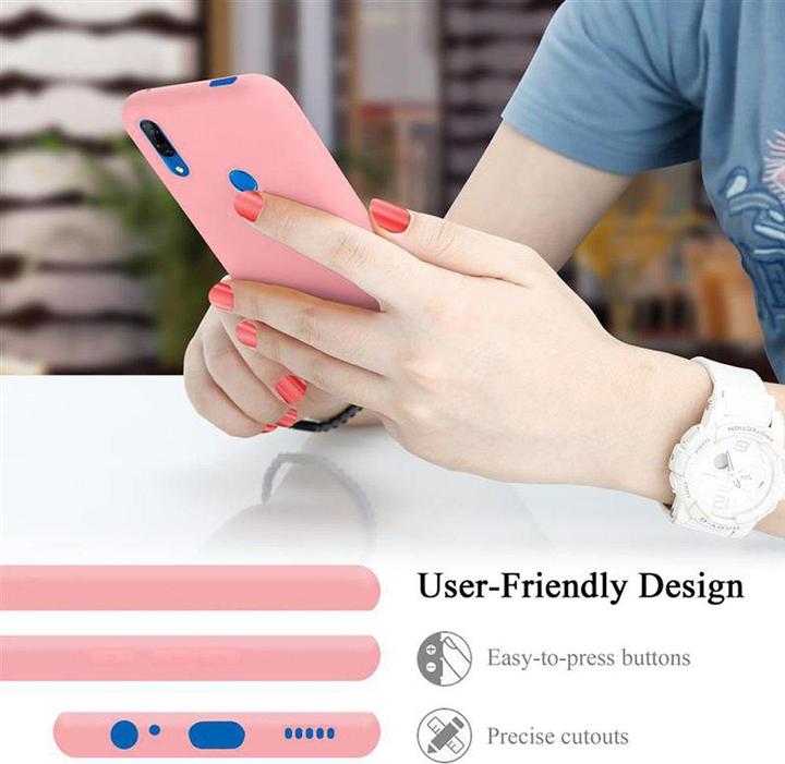 Immagine prodotto Cadorabo Copertura della cassa del silicone liquido TPU (Huawei Y9 Prime (2019), Huawei Enjoy 10 Plus, Huawei P Smart Z)