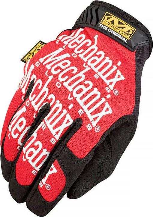 Actual product image Mechanix Wear Gloves Mechanix The Original red size S. Velcro fastening, synthetic leather, Trek Dry (S)