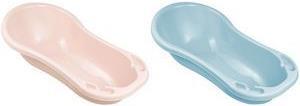 Produktbild keeeper kids Babywanne "wiktoria pure", 840 mm, nordic-pink aus PP, mit zwei Ablagefächern
