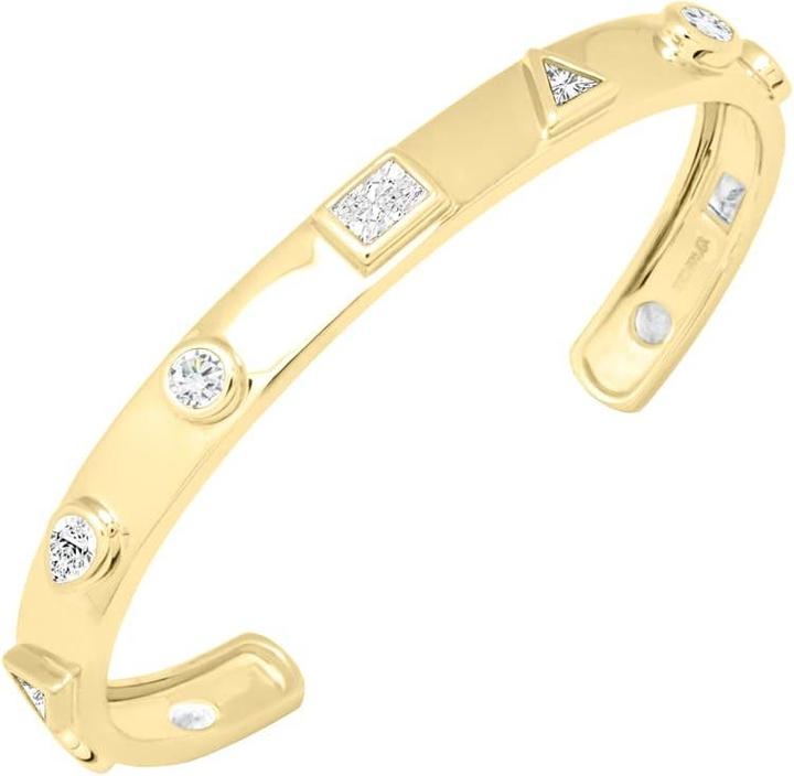 Candy Armreif Sefro, 925 Sterling Silber, vergoldet (925er Sterling Silber, 18k vergoldet)