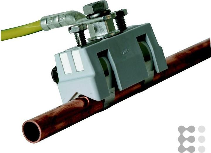 Actual product image Dehn EX BRS 27 Band pipe clamp for Ex-area D 6-27mm w. connection M8
