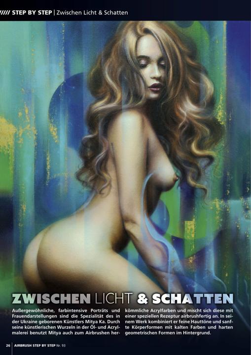 Produktbild Airbrush Step by Step 93 (Deutsch, Dennis Mott, Markus Ehmke, Katja Hassler, Gerhard Eujen, Roger Hassler, Mitya Ka, Carlos Cartagena, 2024)