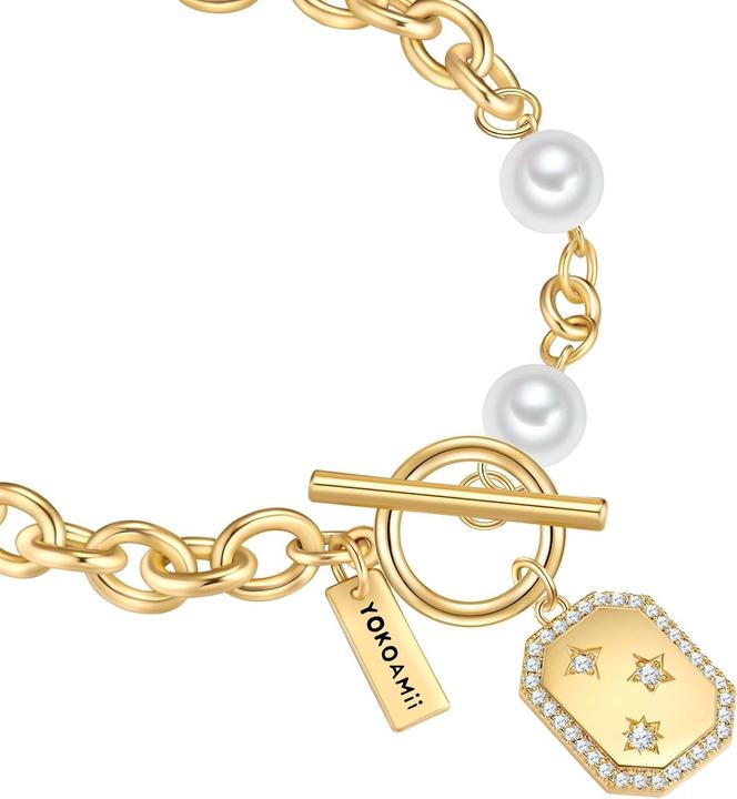 Produktbild Yokoamii Damen Armband Sterne - 36358 (19 cm, Messing)