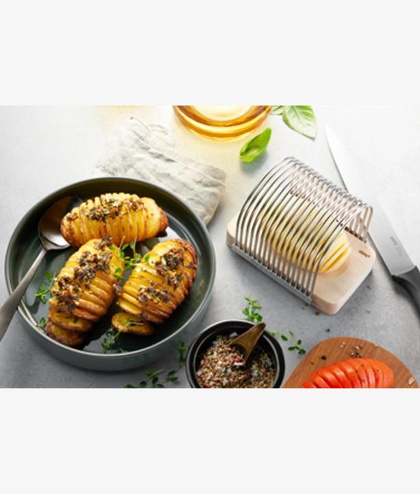 Actual product image GEFU Coupe-pommes de terre en éventail argentée