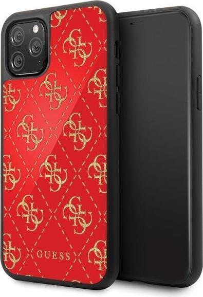 Immagine prodotto Guess Doppio strato Glitter 4G per Apple iPhone 11 Pro - rosso (Apple iPhone 11 Pro)