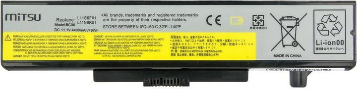 Actual product image Mitsu BATTERY BC/LE-Y480 (LENOVO 4400 MAH 49 WH) - Battery - Battery - Battery (6 Cells, 4400 mAh)