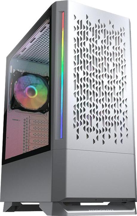 Actual product image Cougar Case MX430 Air RGB White, Midi Tower, PC, White, ATX, micro ATX, Mini-ITX, Gaming, HDD, Performance (ATX)