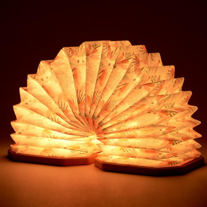 Actual product image Gingko Velvet Accordion Lamp (450 lm)