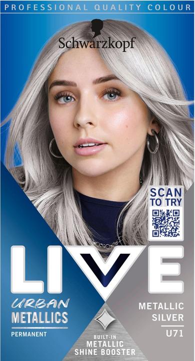 Schwarzkopf Live Urban Metallics (Silber)