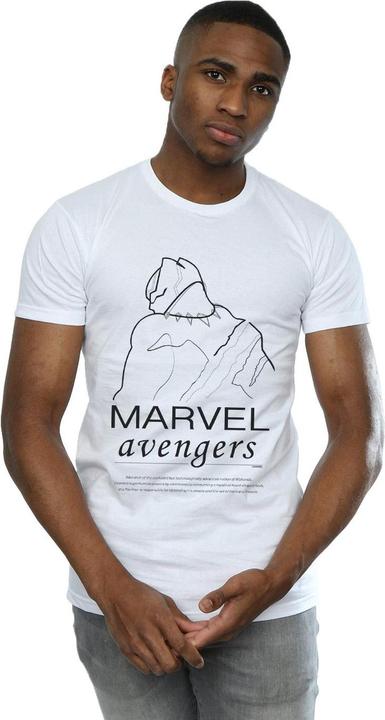 Produktbild Black Panther Single Line TShirt (S)