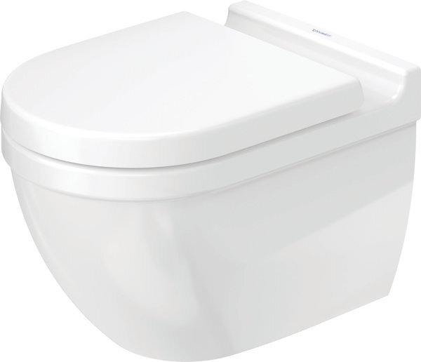 Productafbeelding Duravit Wandcloset STARCK 3 RIMLESS diep, 360x540mm wit WG