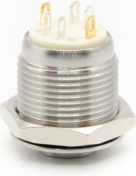 Immagine prodotto Purecrea Pulsante rialzato da 16 mm con illuminazione RGB 5V - acciaio inox