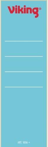 Actual product image Viking File spine labels blue 10 pieces of paper