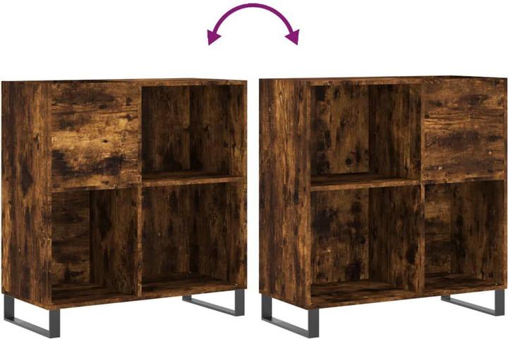 Produktbild VidaXL Plattenschrank Räuchereiche 84,5x38x89 cm Holzwerkstoff