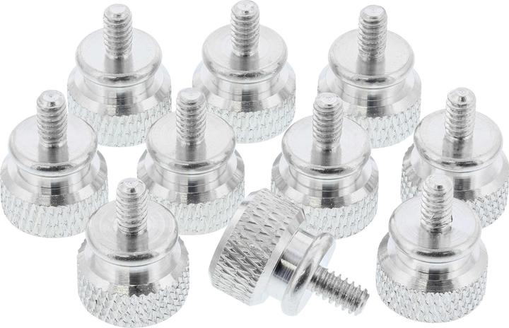 Produktbild Aquatuning Thumbscrews Gehäuse silber Bigpack (10 Stück)