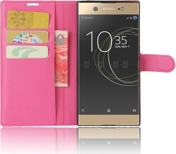 Actual product image MU Classic Leather cover with litchite texture (Sony Xperia XA1 Ultra)