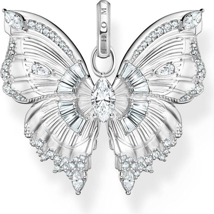Image du produit Thomas Sabo PE984-051-14 Anhänger butterfly mit Steinen silber Damen (Argent sterling 925)