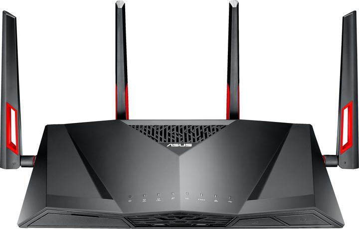 Produktbild ASUS DSL-AC88U wireless router Gigabit Ethernet Dual-band ( / ) Black