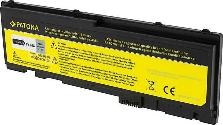 Image du produit Patona Batterie f. Lenovo T420 ThinkPad T420s T420si T430s (4400 mAh)