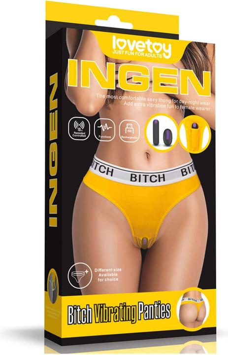 Image du produit Lovetoy Culotte ouverte avec boule vibrante et télécommande taille M