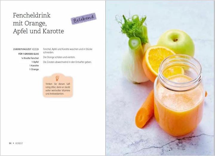 Image du produit Frische Obst- und Gemüsesäfte aus dem Entsafter. 111 Rezepte für Gesundheit, Energie und gute (Allemand, Clémence Roquefort, 2021)