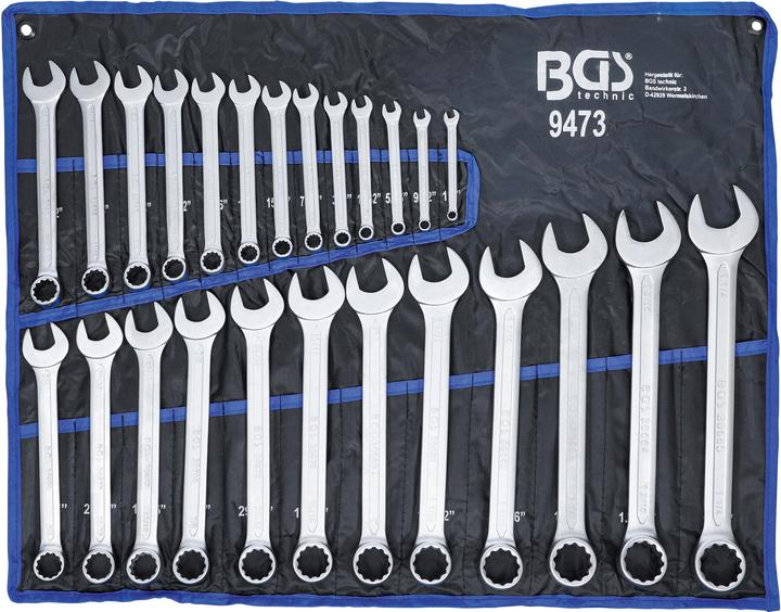 BGS Maul-Ringschlüsselsatz (1/4")