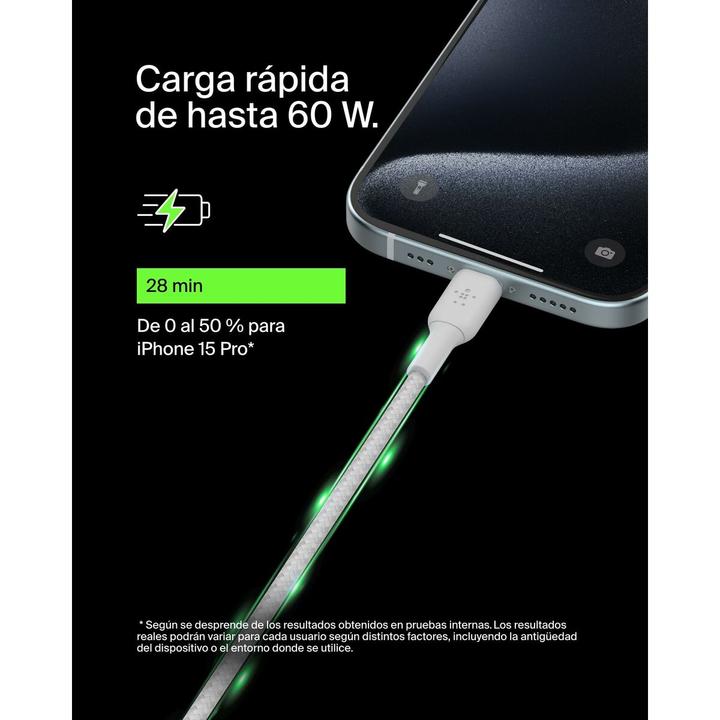 Image du produit Belkin USB C – USB C (0.15 m, USB 2.0)