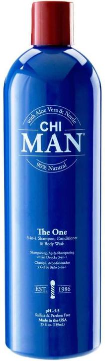 Image du produit CHI MAN 3-en-1 Shampooing, revitalisant, lavage corporel 739 (739 ml, Shampoing liquide)