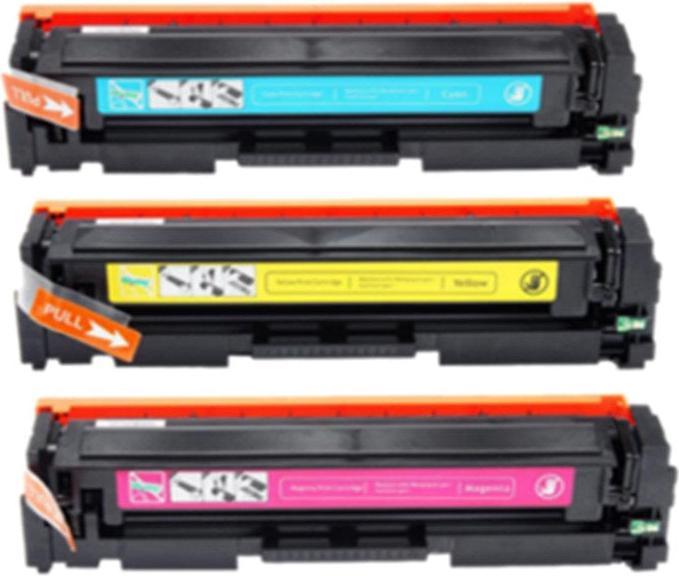 Actual product image Hermex Compatible toner for HP Color LaserJet Pro MFP M281fdn (M, Y, C)