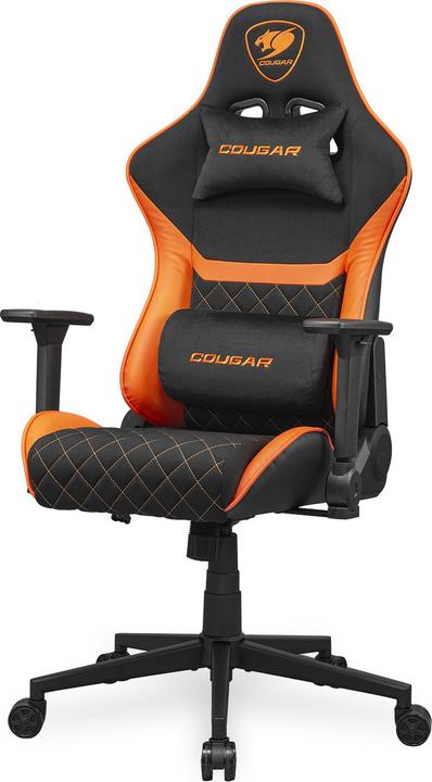 Produktbild Cougar Gaming-Stuhl Armor One V2 F, PVC/Stoff,Schwarz/Orange