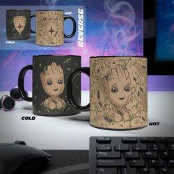 Actual product image Paladone Products Marvel Groot Mug | Reacting to heat 300ml (300 ml, 1 x)