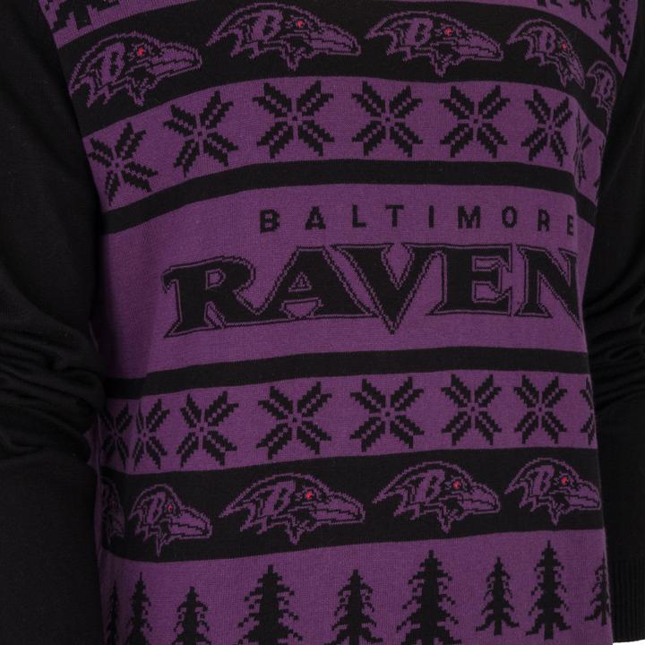 Produktbild Foco NFL Ugly Sweater XMAS Strick Pullover Baltimore Ravens - XL (XL)