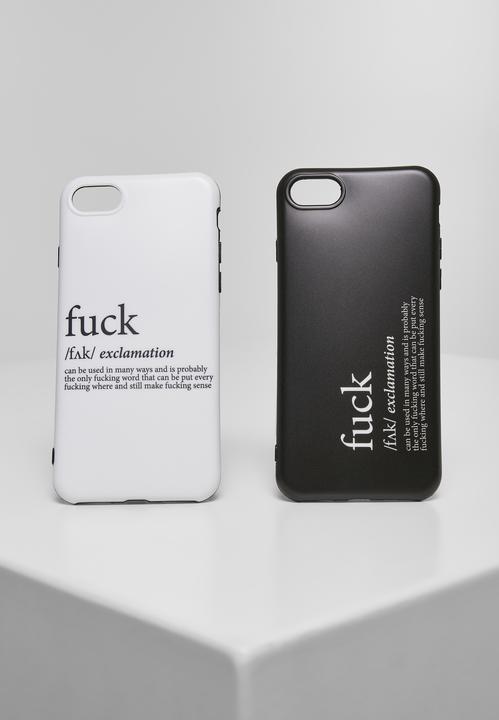 Actual product image Mister Tee Fuck I Phone 6/7/8 Phone Case Set (Apple iPhone 7, Apple iPhone 6, Apple iPhone 8)
