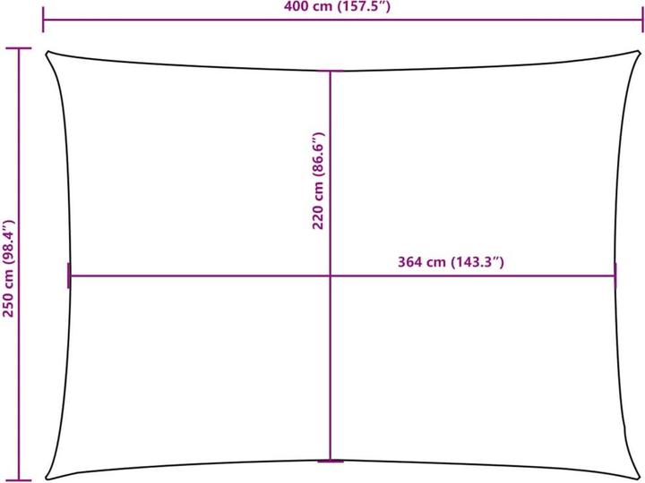 Image du produit VidaXL Sonnensegel (250 x 400 cm)