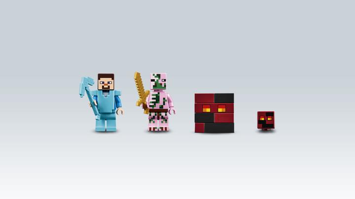 Produktbild LEGO Die Nether-Eisenbahn (21130, LEGO Minecraft)