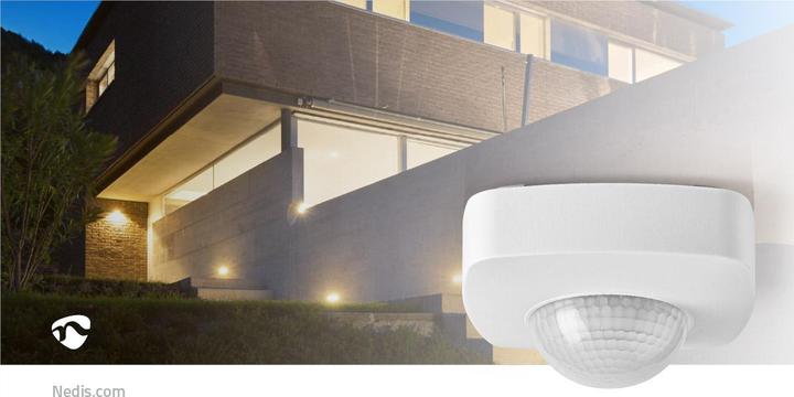 Image du produit Nedis Détecteur de mouvement - Extérieur - Installation à trois fils - IP54 - Résistant aux intempéries - (8 m)