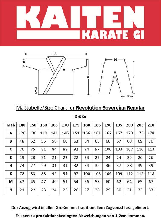 Actual product image Kaiten Karategi Sovereign Superior (L, XL)