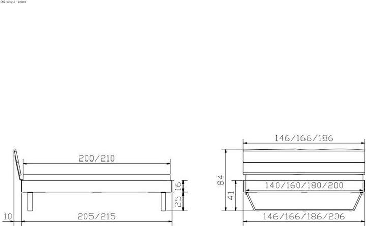 Actual product image Hasena Levance (160 x 200 cm)