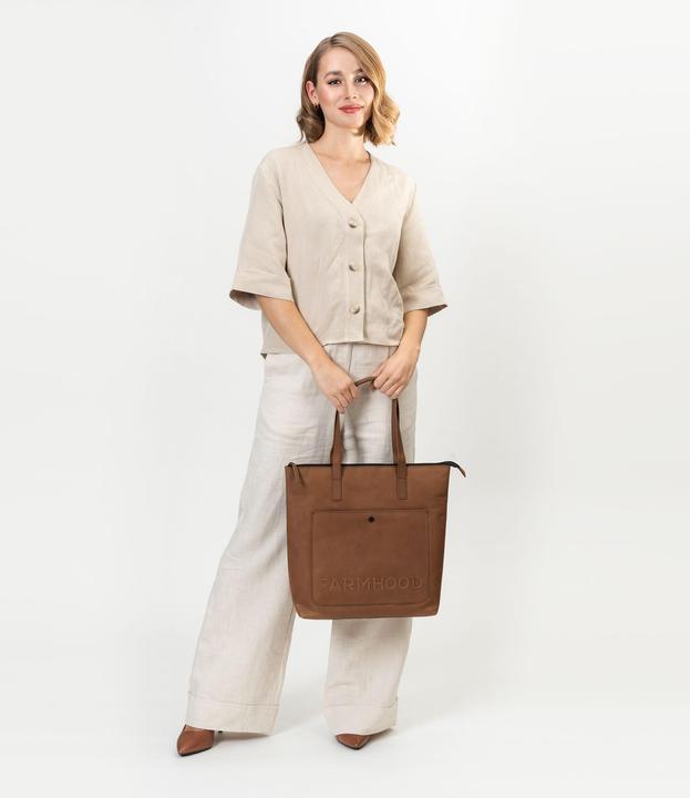 Actual product image Farmhood Nashville XL shopper bag leather 35 cm