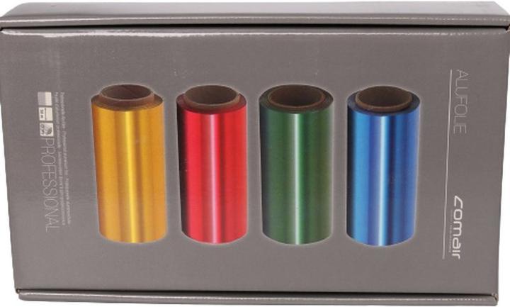 Immagine prodotto Comair Foglio di alluminio 4 rotoli colorati 12cmx50m 25µ