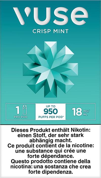 Actual product image Vuse Crisp Mint (menthol)