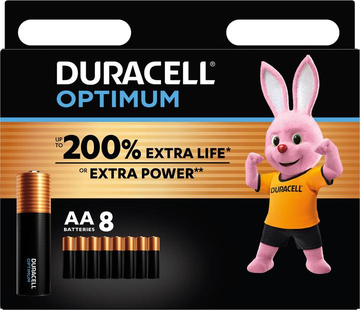 Produktbild Duracell Optimum (8 Stk., AA)